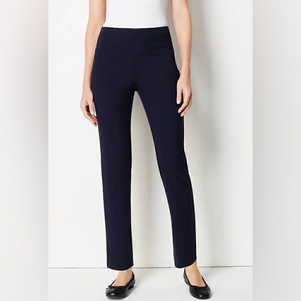 J. Jill Black Ponte Slime Leg Pants size XS